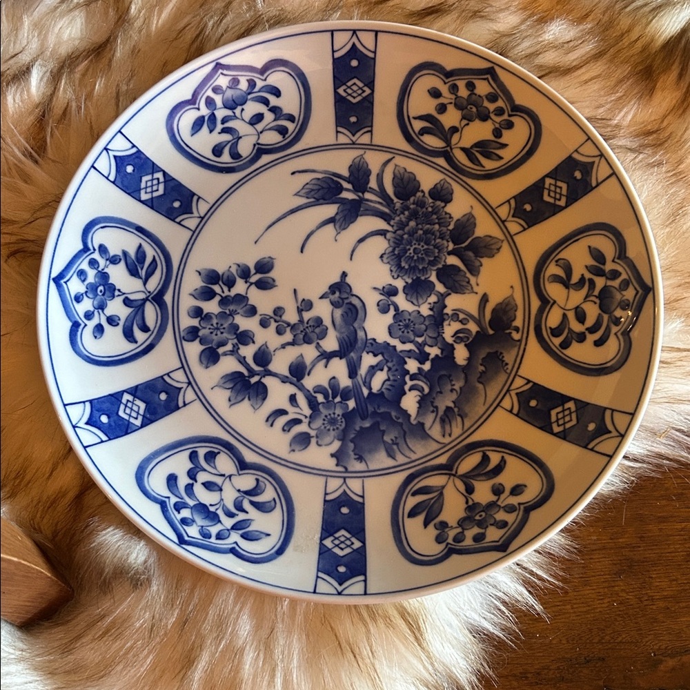 Vintage Andrea by Sadek Chinoiserie Plate